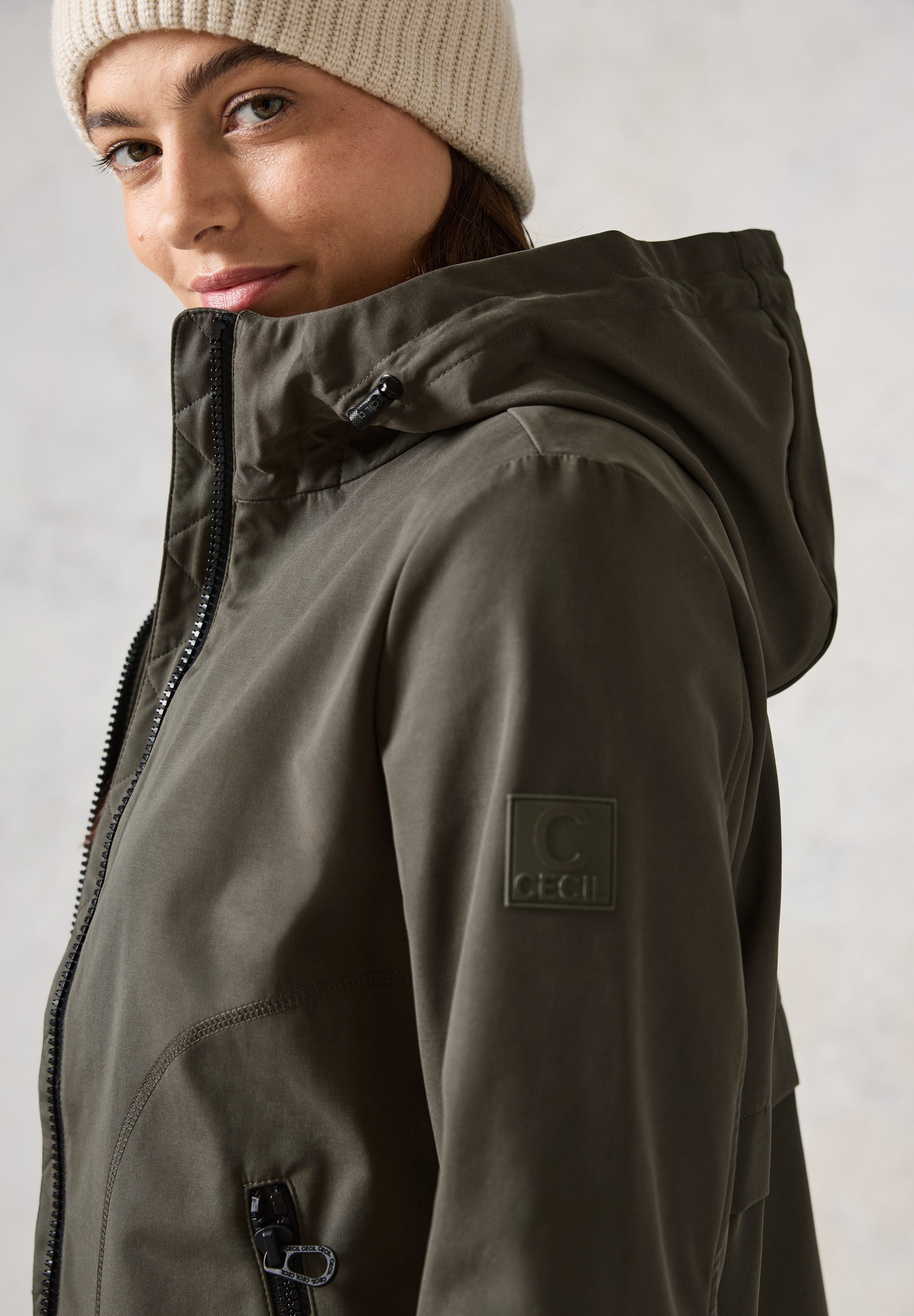 CECIL Langmantel mit Kapuze günstig online kaufen