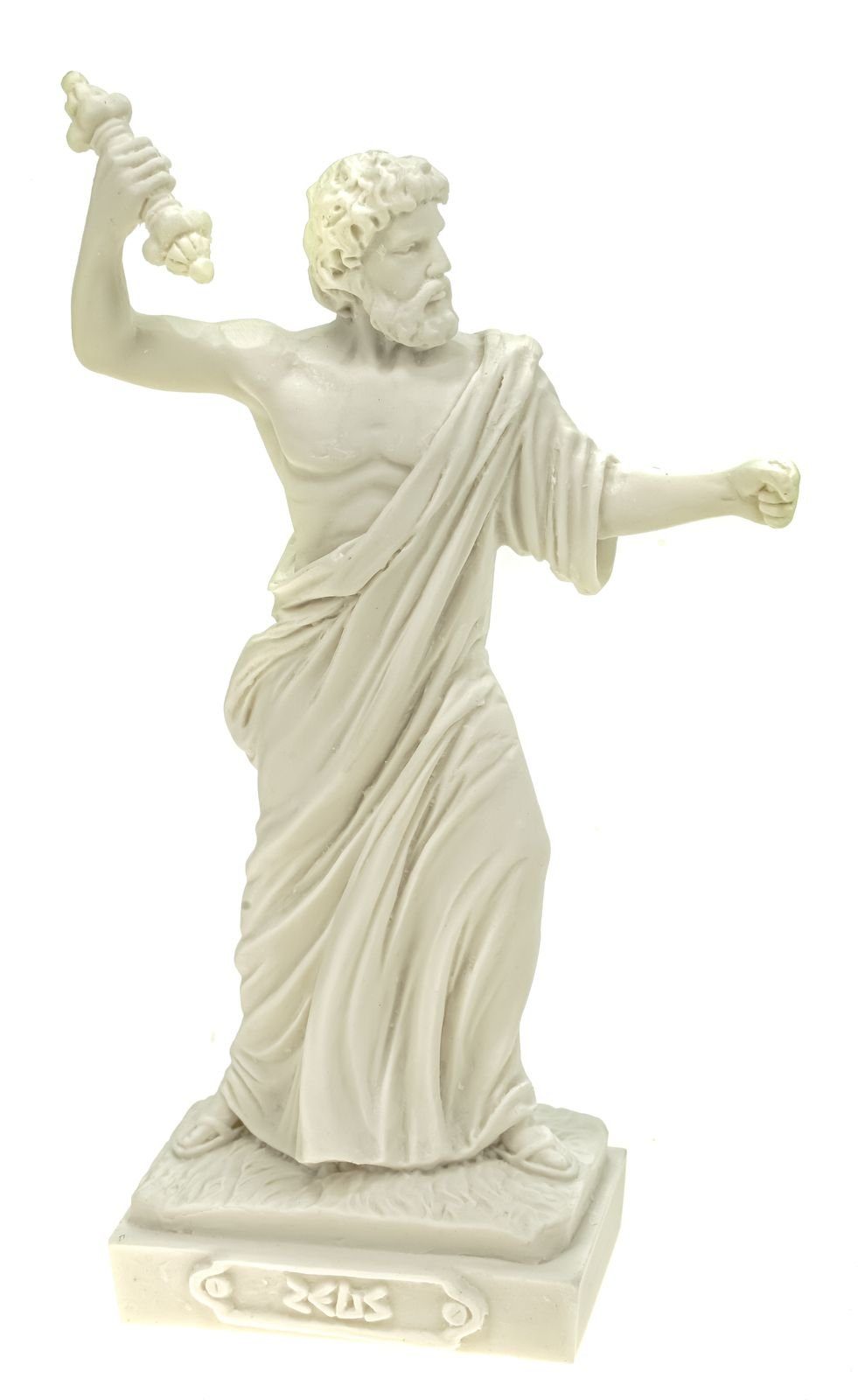 Kremers Schatzkiste Dekofigur Alabaster Deko Figur Zeus nordischer Götterva günstig online kaufen