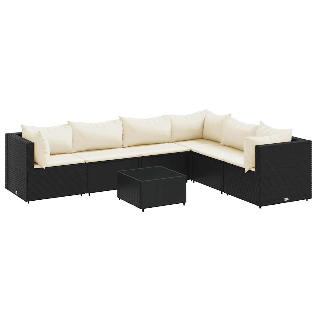 vidaXL Gartenlounge-Set 7-tlg. Garten-Lounge-Set mit Kissen günstig online kaufen