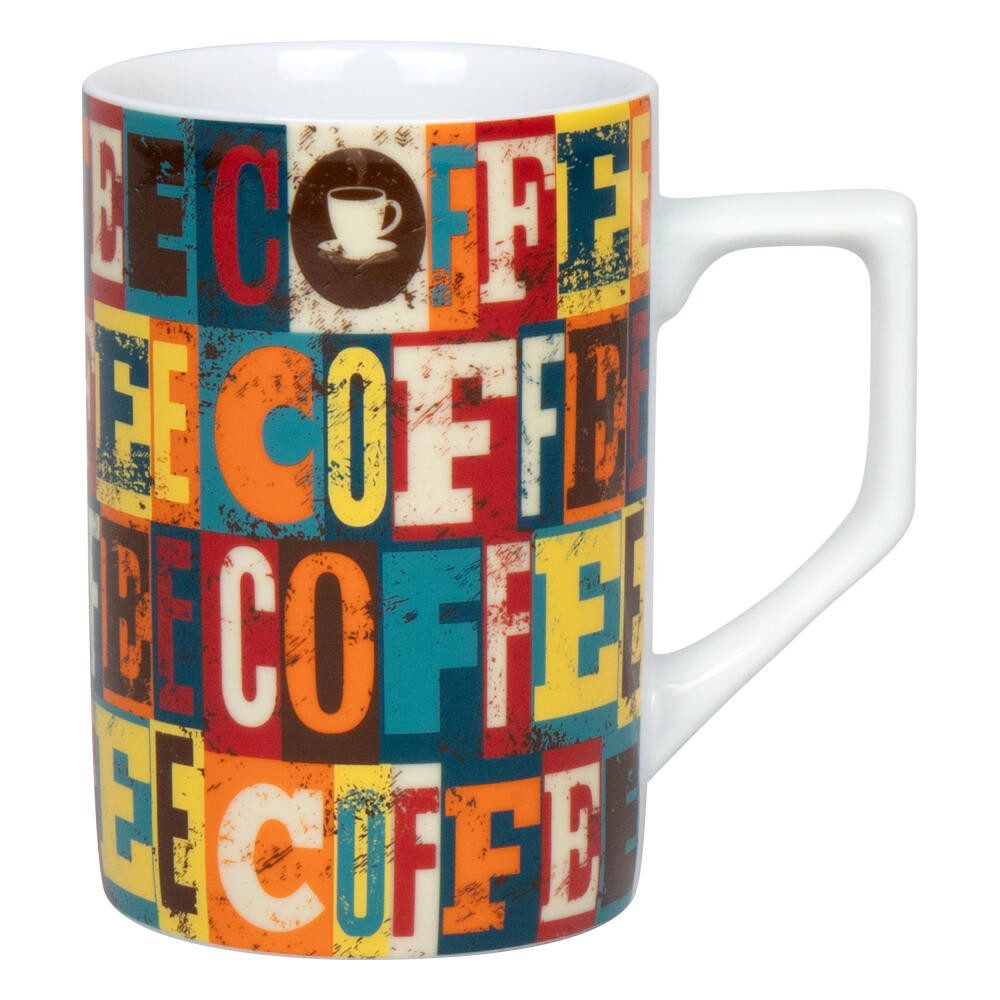 Könitz Becher Coffee Squares, 305 ml, Porzellan