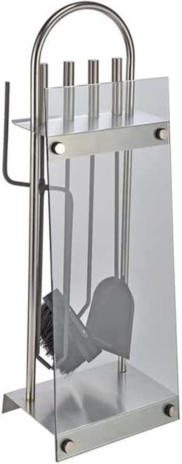 habeig Kamingarnitur Kaminbesteck-Ständer 5.-TLG. aus hochwertigem Edelstah günstig online kaufen