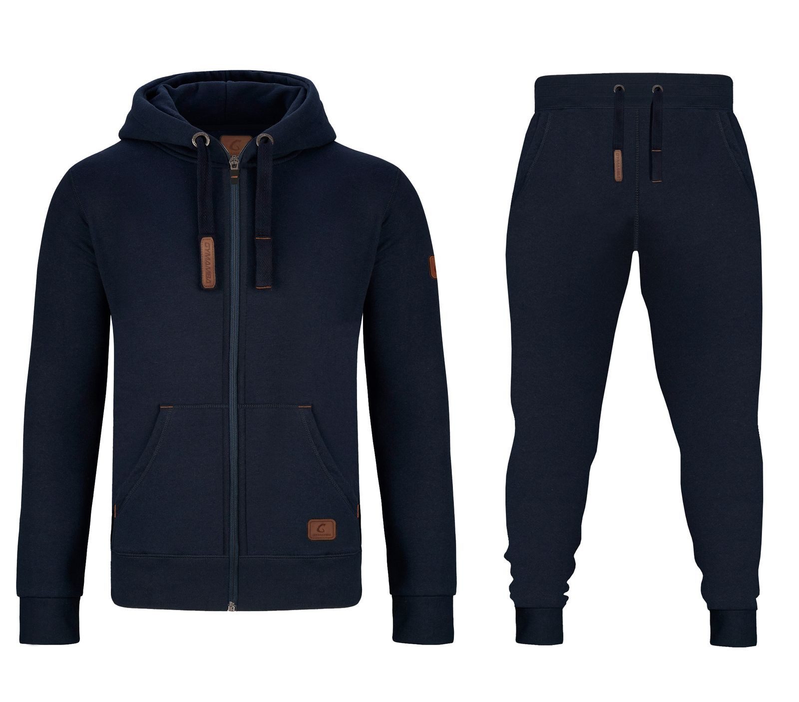 GYMAMBA Jogginganzug Herren leather dunkelblau (2-tlg), günstig online kaufen