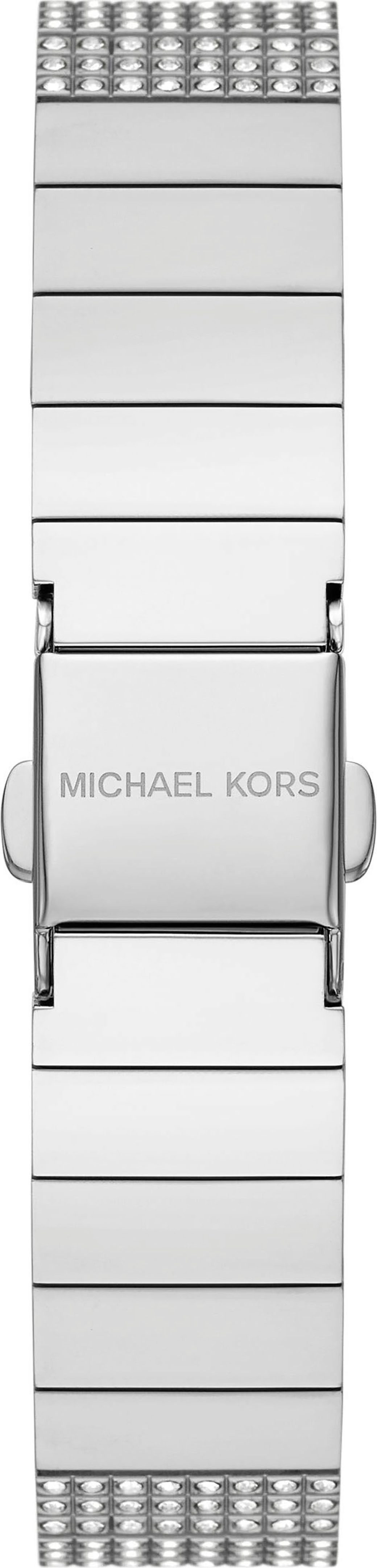 MICHAEL KORS Quarzuhr DARRINGTON MK4886, Armbanduhr, Damenuhr, Edelstahlarmband, analog, Glassteine