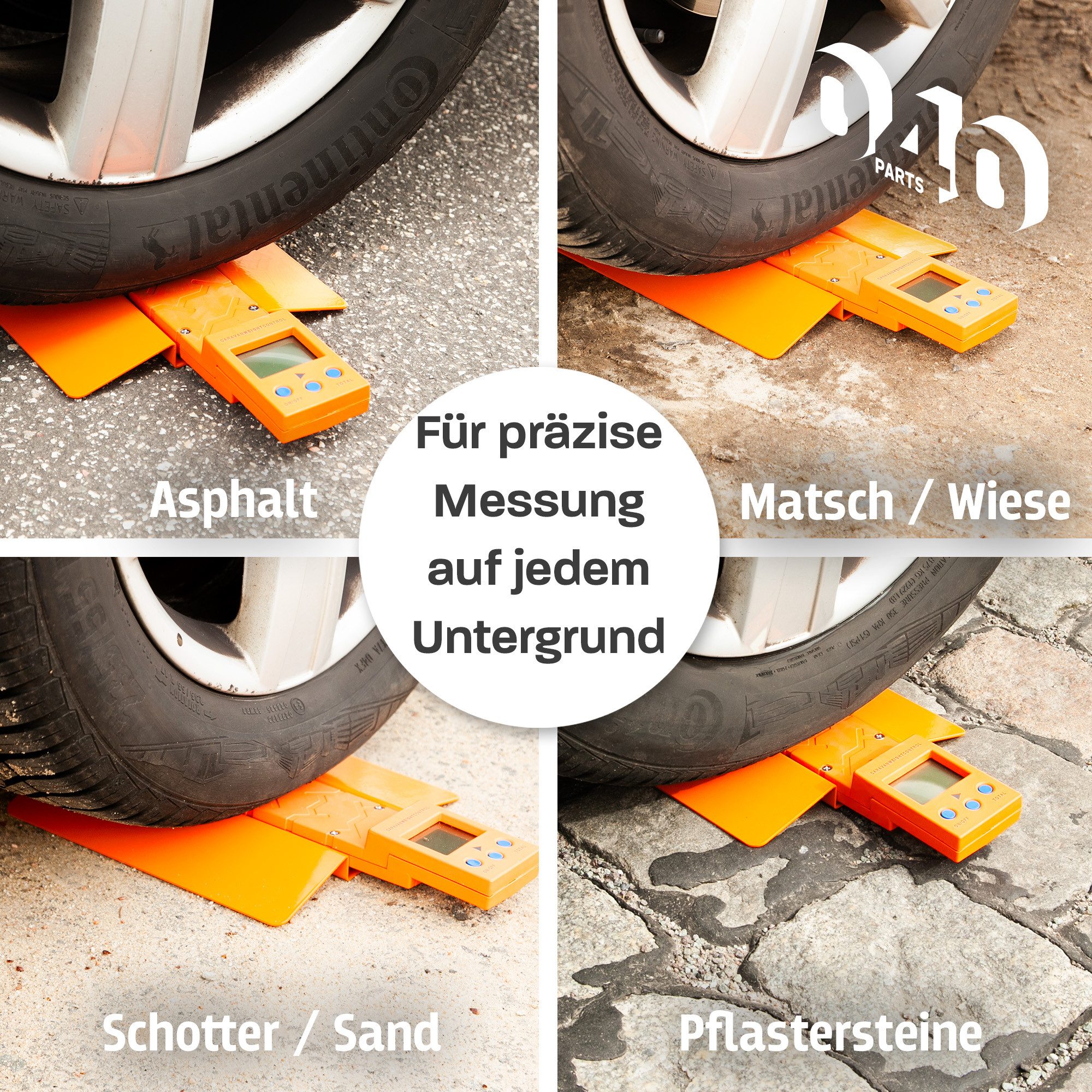 040Parts Spanngurt 040 Parts Auffahrrampe für Reich CWC Waage für sichere & präzise