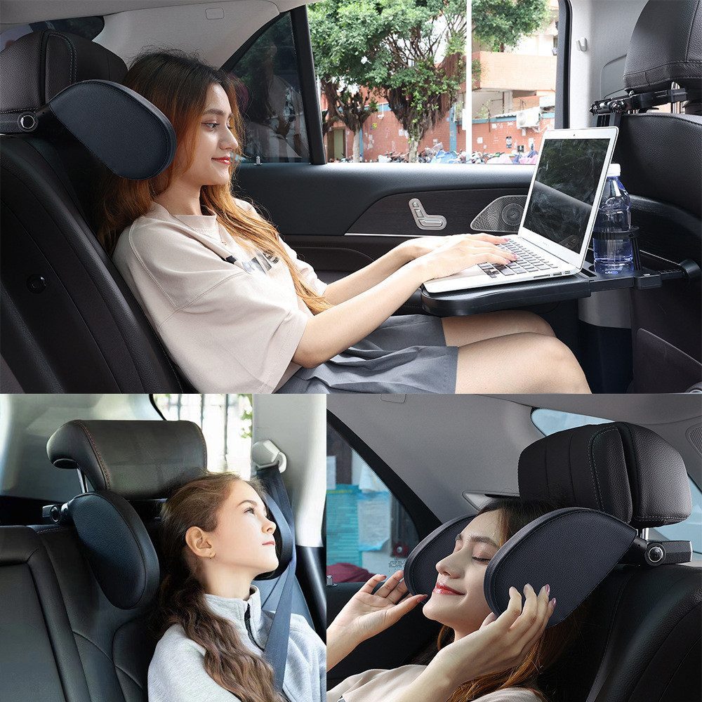 Fyrove Autokopfstütze 360° verstellbar, Auto Kopfkissen mit Memory-Schaum – Bild 2 von 5