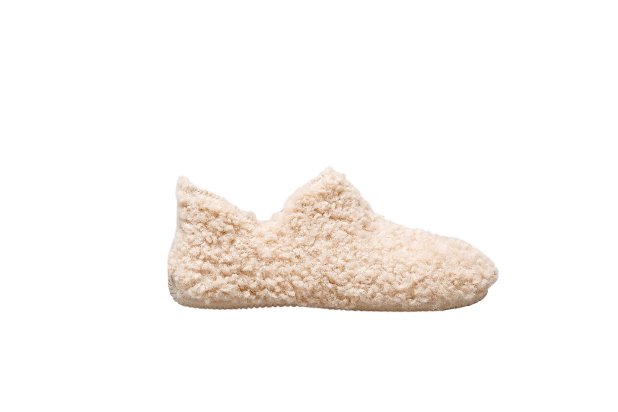 VERBENAS YOI CURLY Hausschuh Hüttenschuh, Homeslipper, Wohlfühlschuh mit Logo-Schriftzug – Bild 5 von 5
