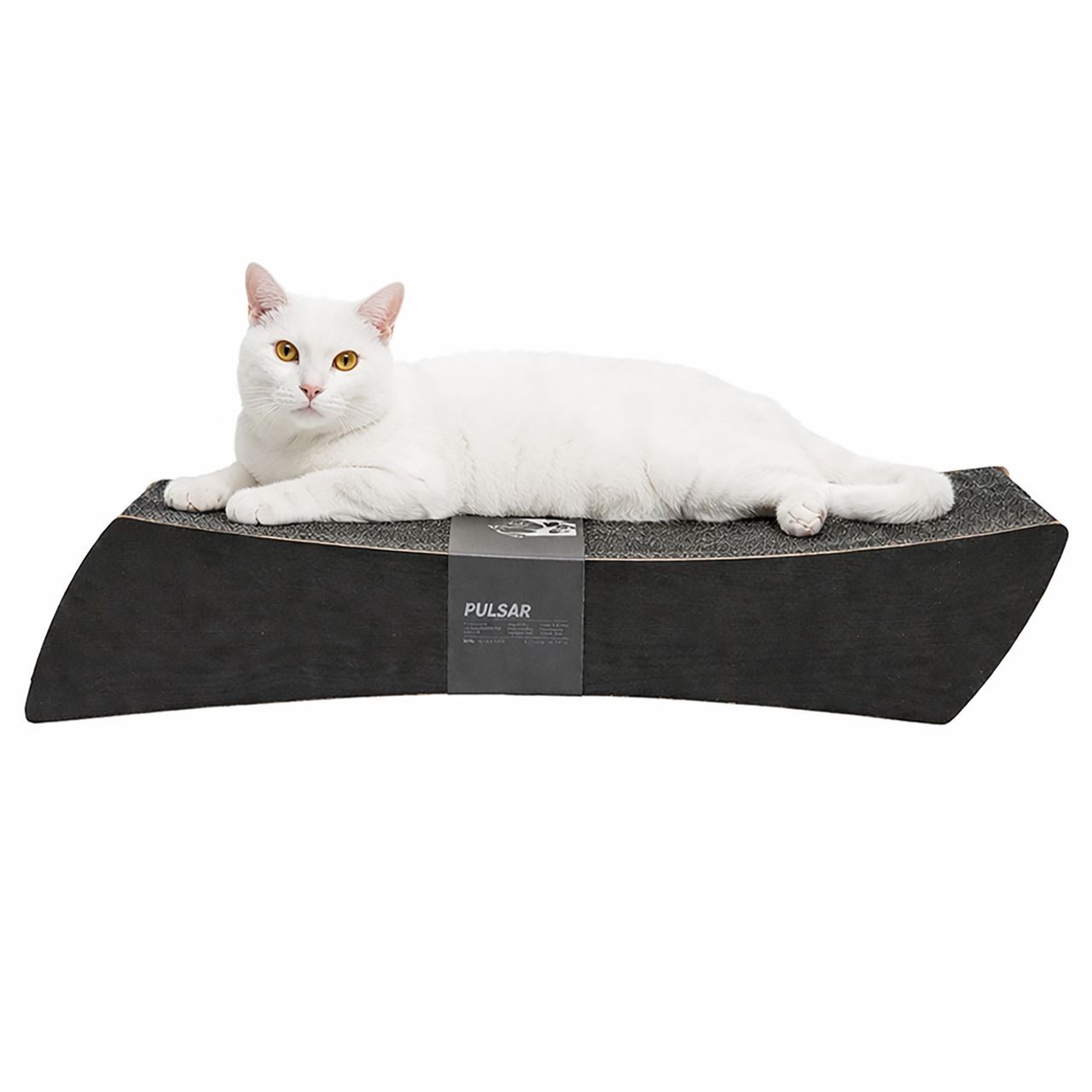 Canadian Cat Company Kratzbrett PULSAR für Katzen, 76 x 24 x 15 cm, doppelseitig nutzbar, Kratzmöbel & Liegeplatz