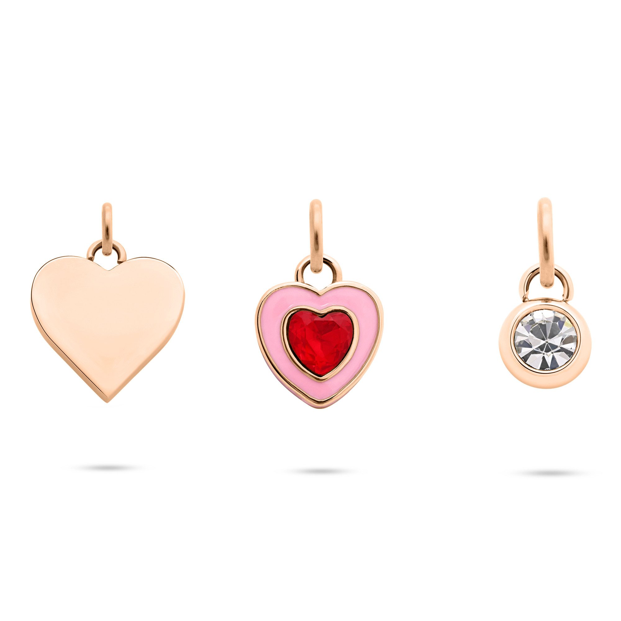Anhänger Set Schmuck Geschenk 3er Anhänger Bundle, Herzen