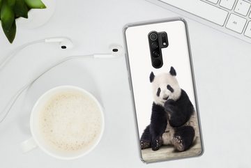 MuchoWow Handyhülle Panda - Tiere - Jungen - Mädchen - Pandabär, Phone Case, Handyhülle Xiaomi Redmi 9, Silikon, Schutzhülle
