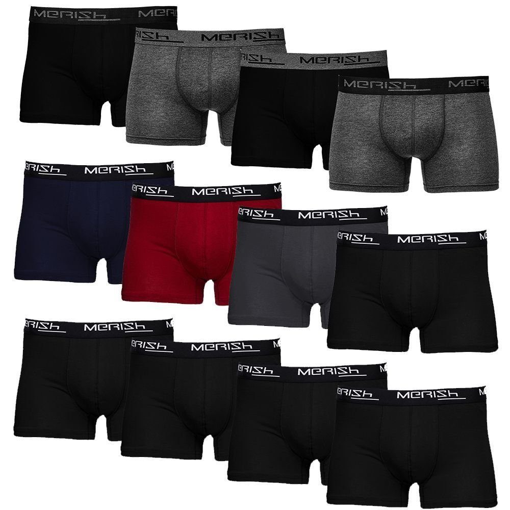 MERISH Boxershorts Merish 218a M (Vorteilspack, 12er Pack) S - 7XL