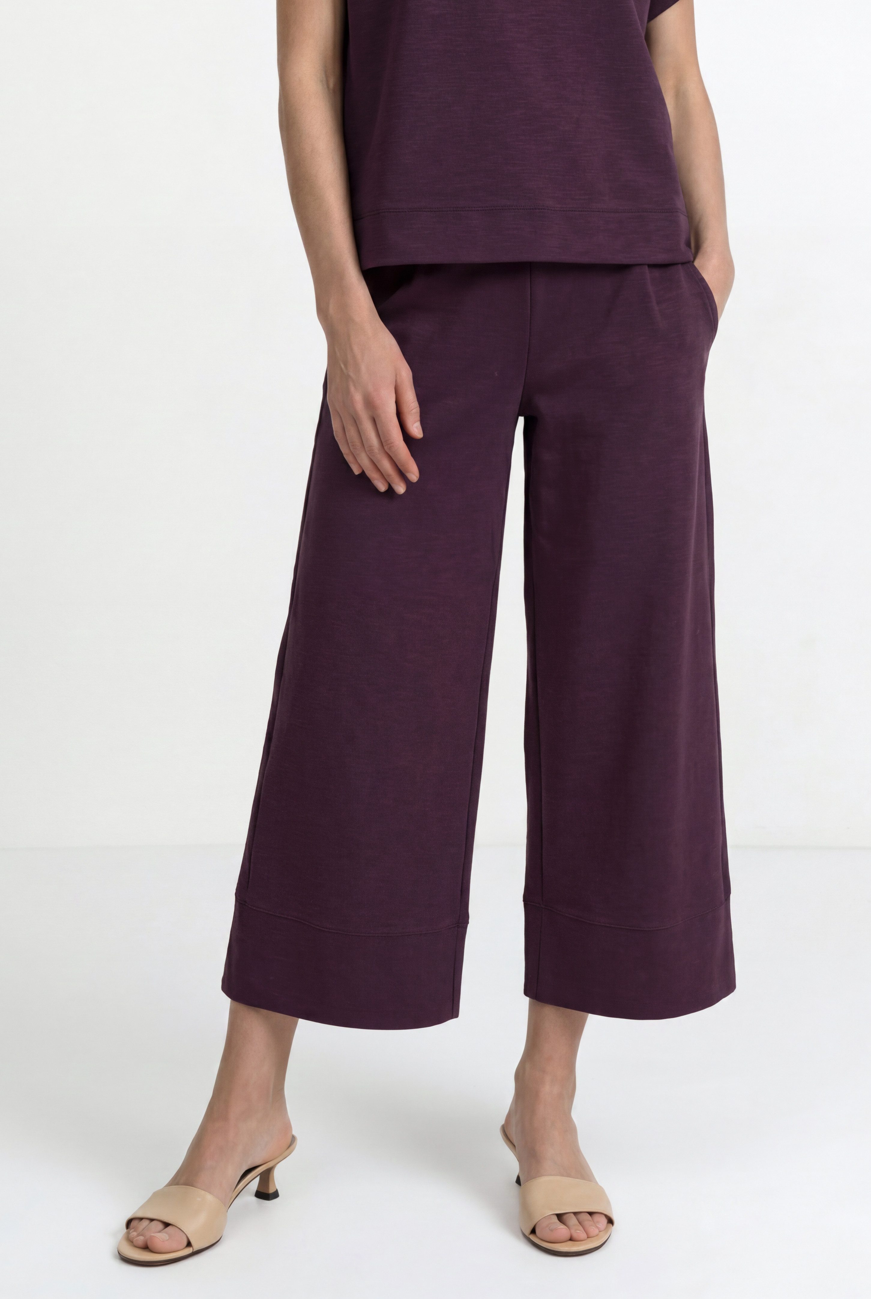 RICHROYAL Culotte 2409 T Peach Culotte aus fester, gepeachter Qualität