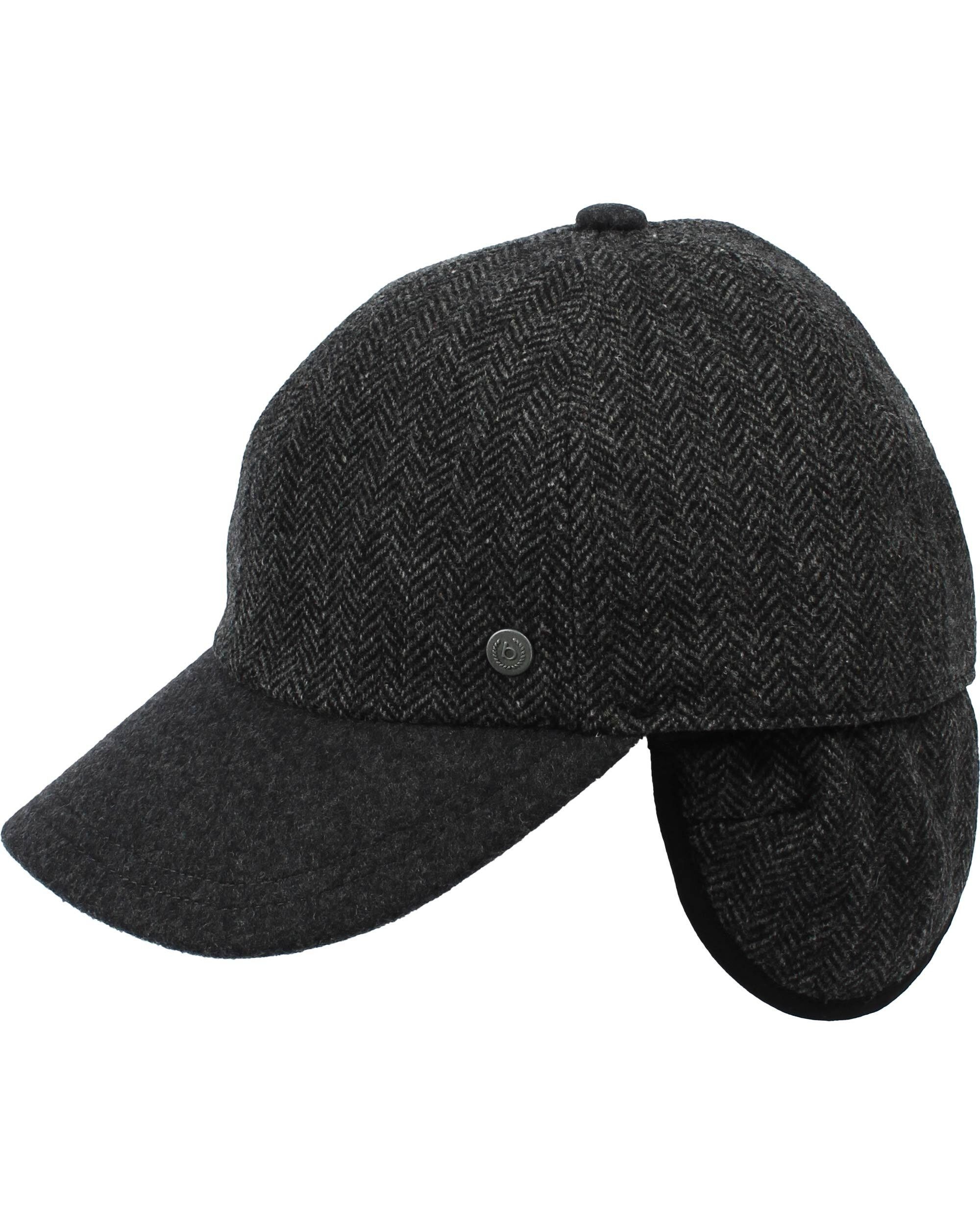 bugatti Baseball Cap Wollkopfbedeckung (1-St) schwarz