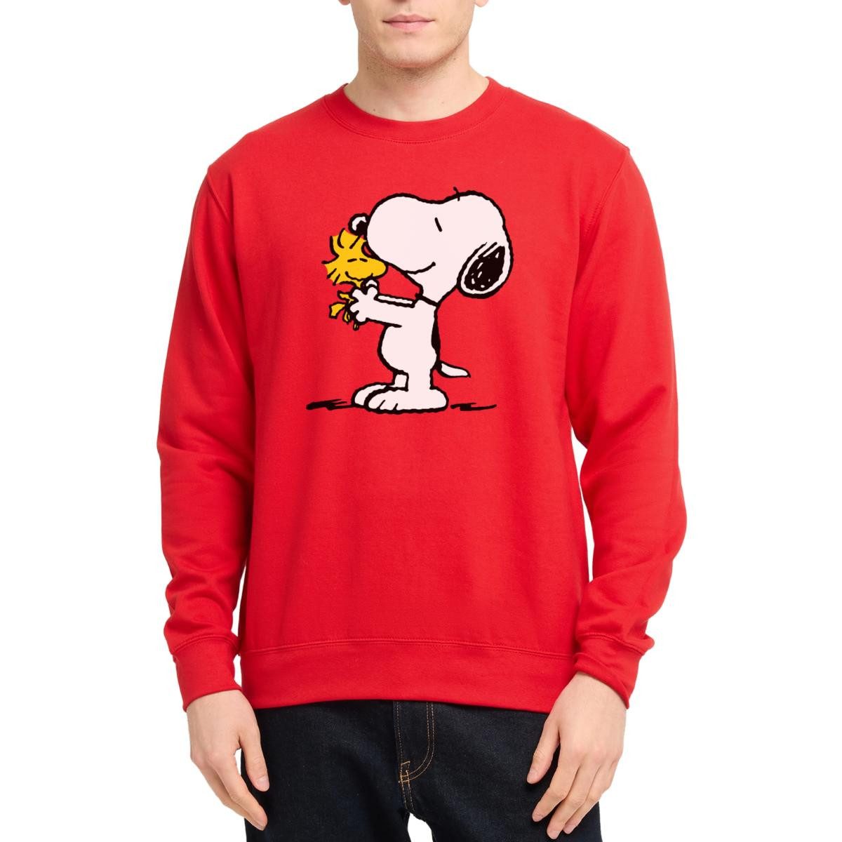 Spreadshirt Sweatshirt Peanuts Snoopy Und Woodstock Unisex Pullover (1-tlg)