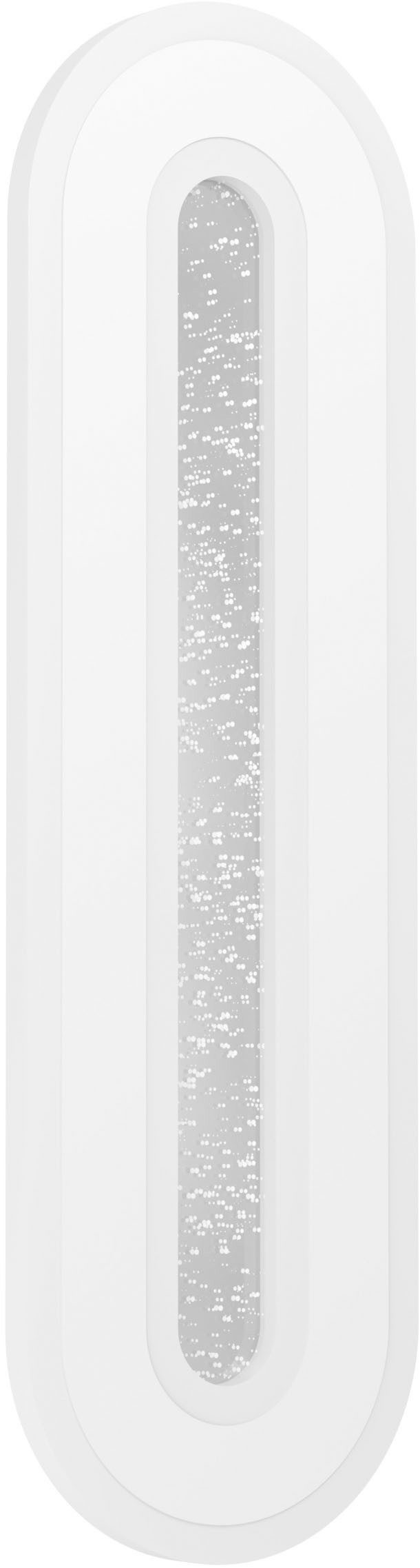 EGLO Wandleuchte MACCHIONI Wandlampe - Stahl, Kunststoff - LED - 12W - IP20, LED fest integriert, Neutralweiß, Wandstrahler, Wandspot, Wohnzimmer, Flur, L40 x B12 x AL4,5 cm
