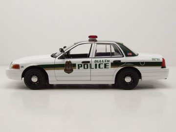 GREENLIGHT collectibles Modellauto Ford Crown Victoria 2006 weiß Police Interceptor Fargo TV-Serie Modell, Maßstab 1:24