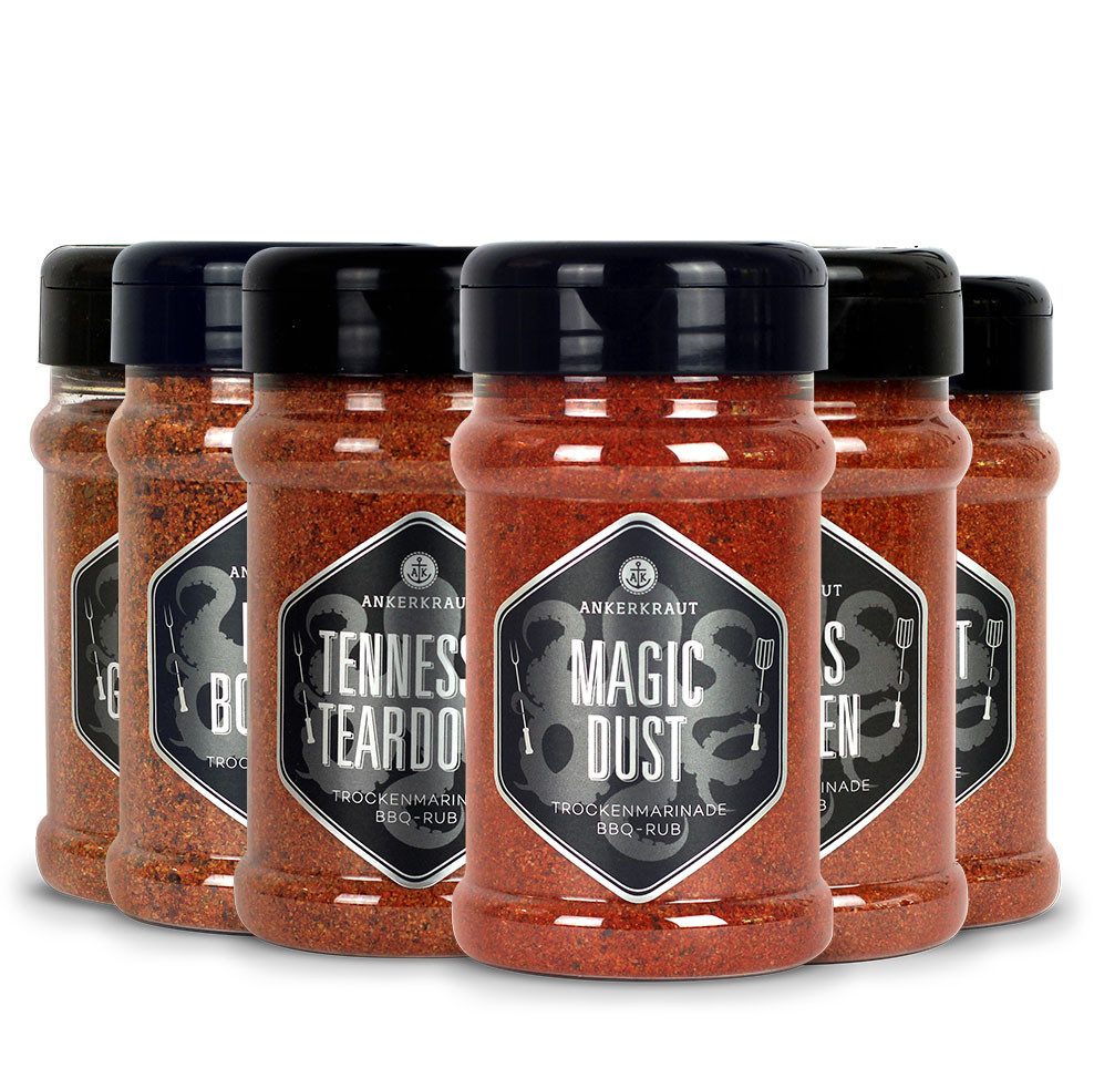 Ankerkraut Gewürz BBQ Rub Gewürz-Set, BBQ Rub Gewürz-Set