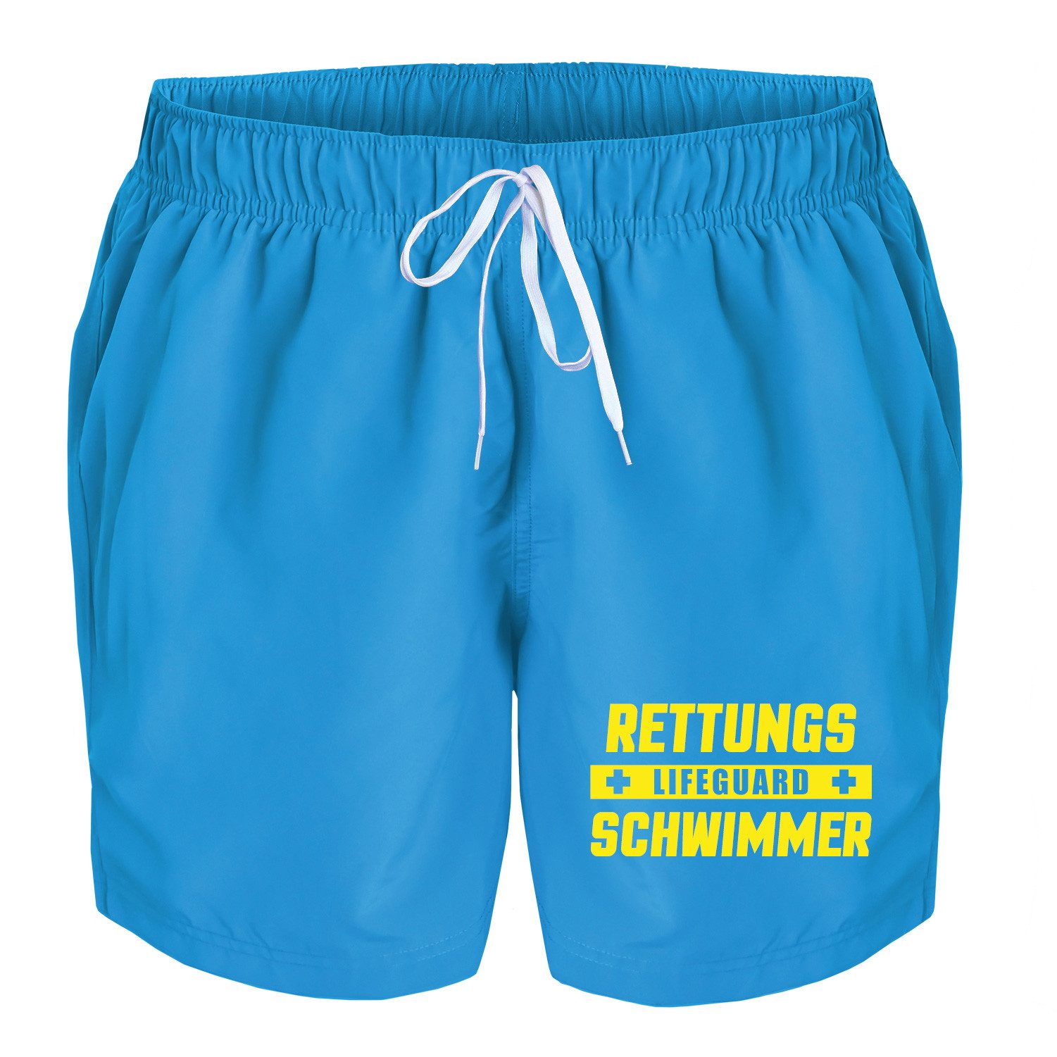 deinshirt Badehose Schwimmshorts Lifeguard Rettungsschwimmer Integrierter günstig online kaufen