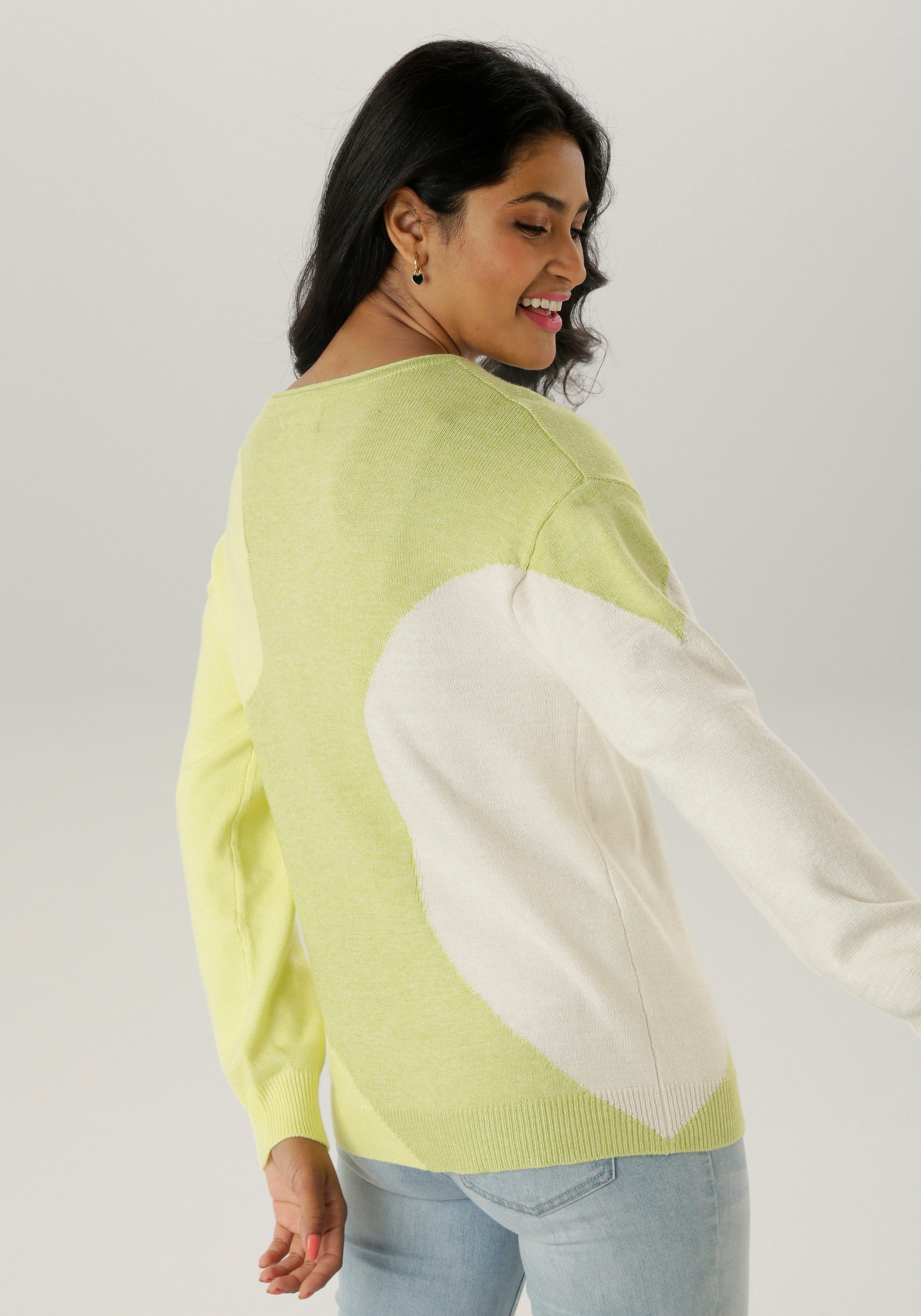 Aniston SELECTED Strickpullover mit Rollkante am günstig online kaufen