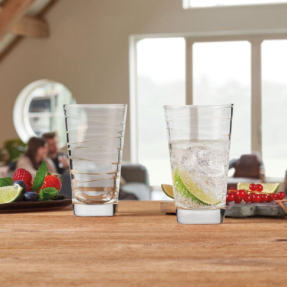 LEONARDO Cocktailglas Leonardo Becher Set Vario Struttura (Groß) (6-teilig)