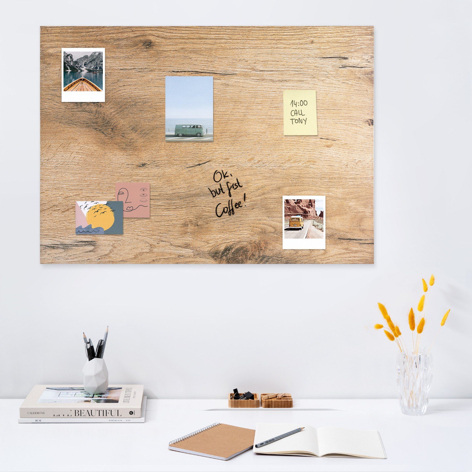 Navaris Tafel Magnettafel Magnetpinnwand Memoboard zum Beschriften - 70 x 5 günstig online kaufen