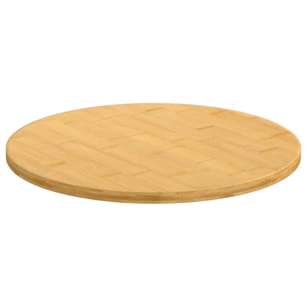 vidaXL Tischplatte Tischplatte Ø40x1,5 cm Bambus (1 St)