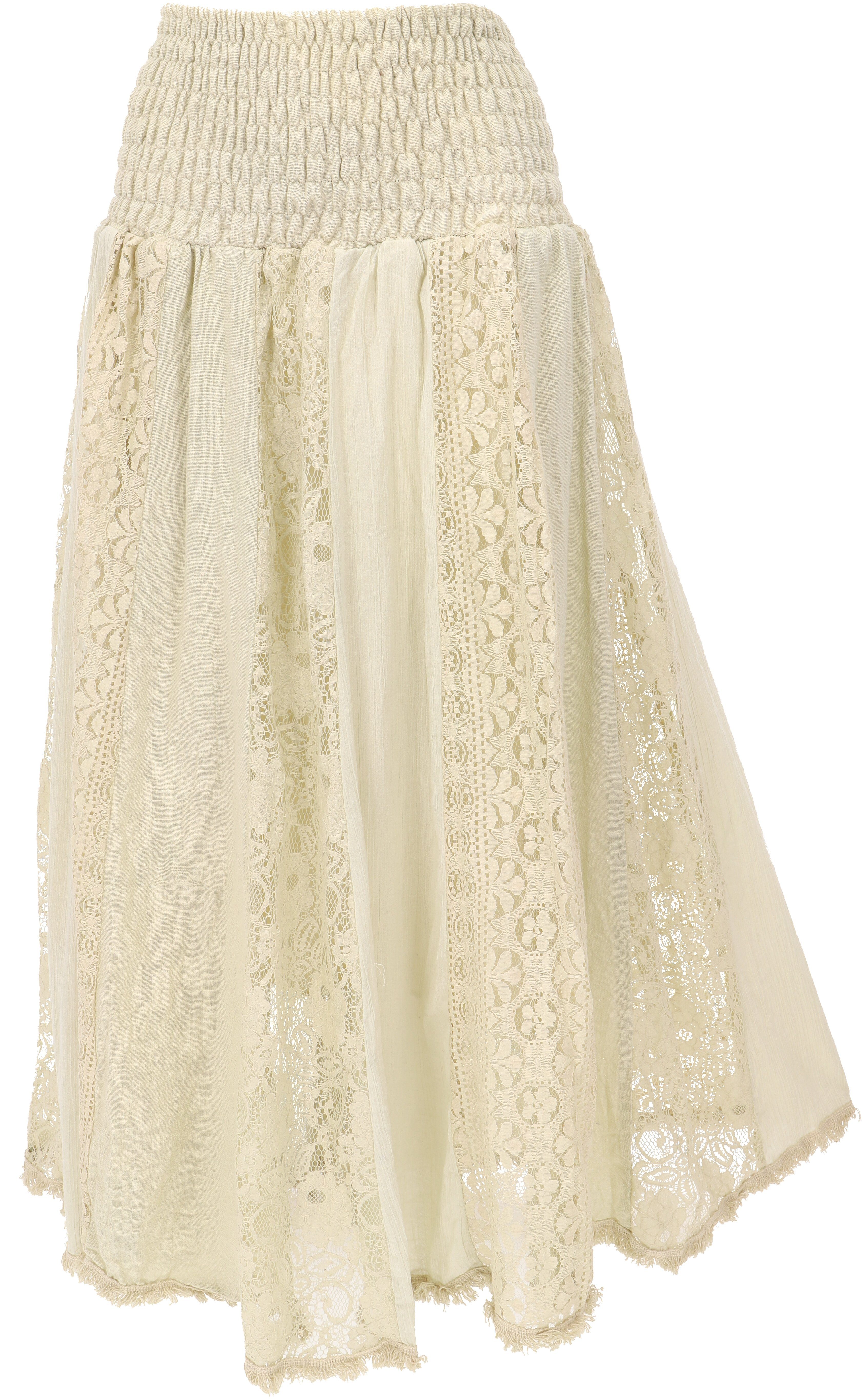 Minirock Boho Spitzen Maxirock, Flamenco Rock, weiter..