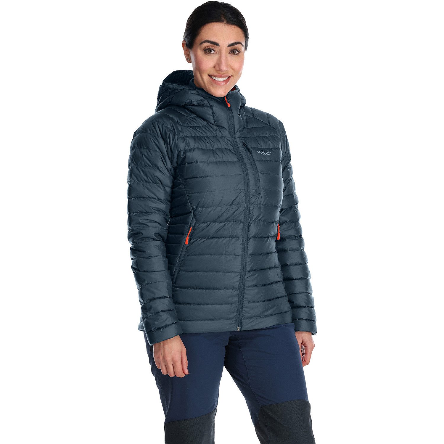 Rab Funktionsmantel Mantel Rab W MICROLIGHT ALPINE LONG JACKET