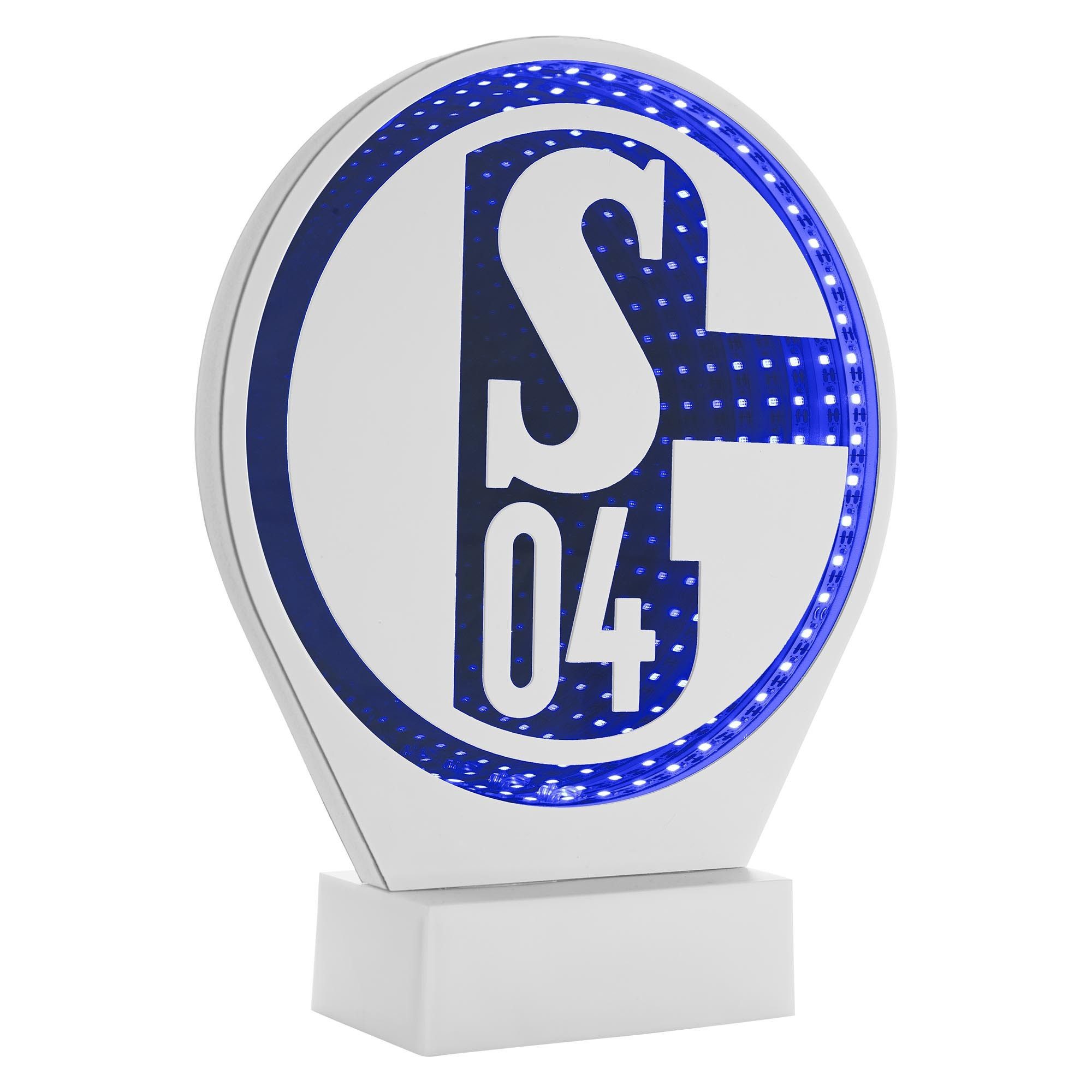 FC Schalke 04 LED Dekolicht LED-Licht Logo Mirror