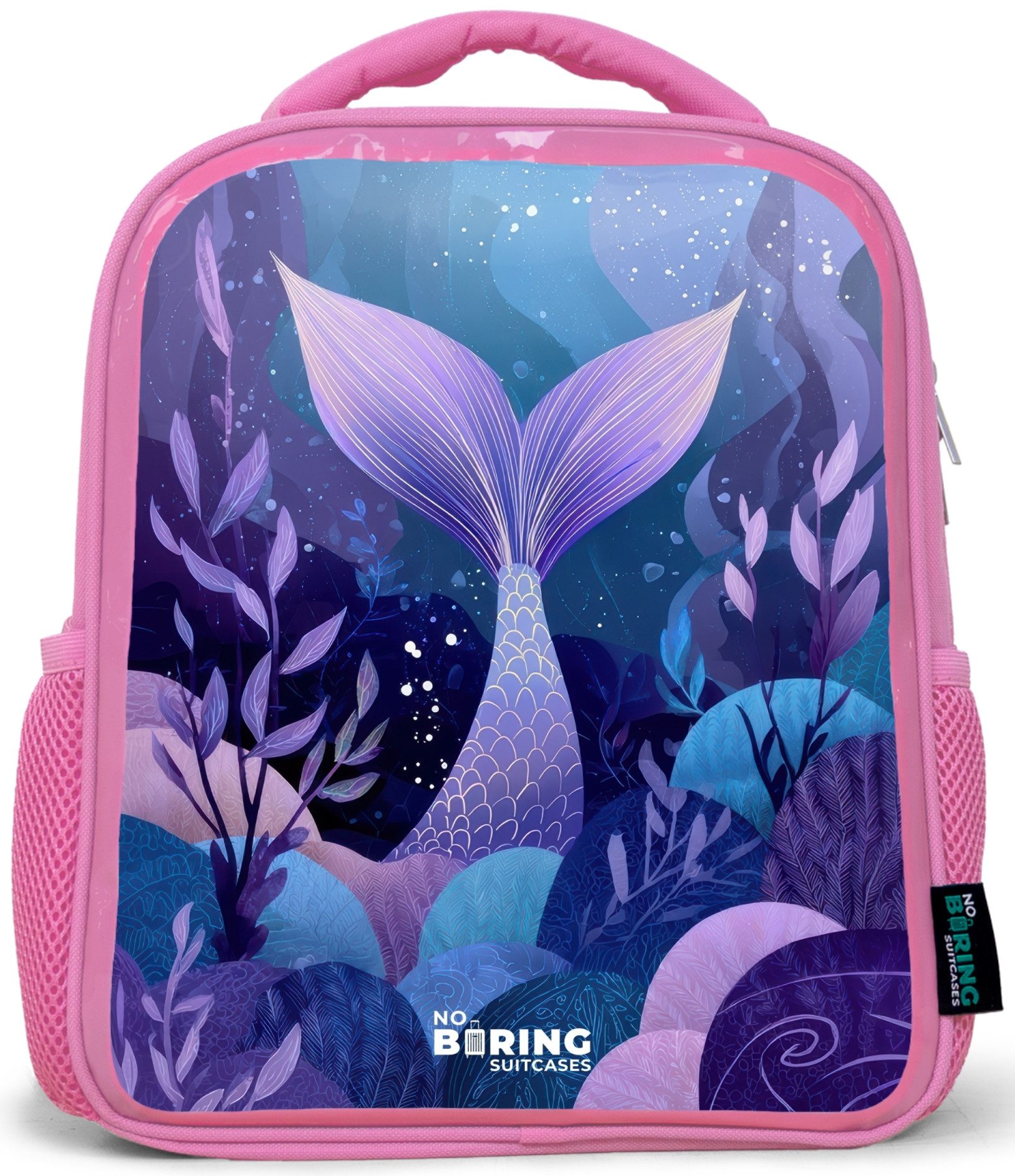Rucksack Rosa - Meerjungfrau - Unterwasser - Lila - Blau