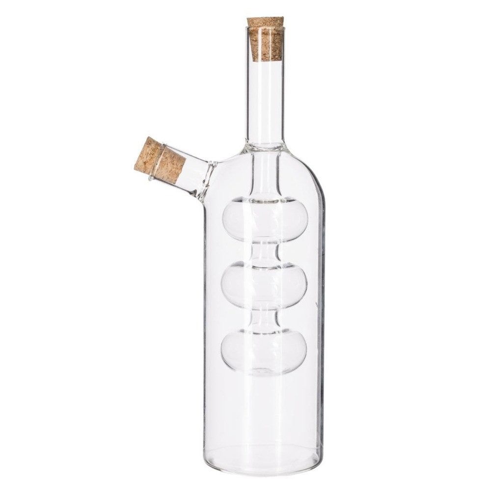 Secret de Gourmet Gewürzbehälter Secret de Gourmet, Flasche für Öl und Essig - 2in1, Glas, (einzeln, einzeln)