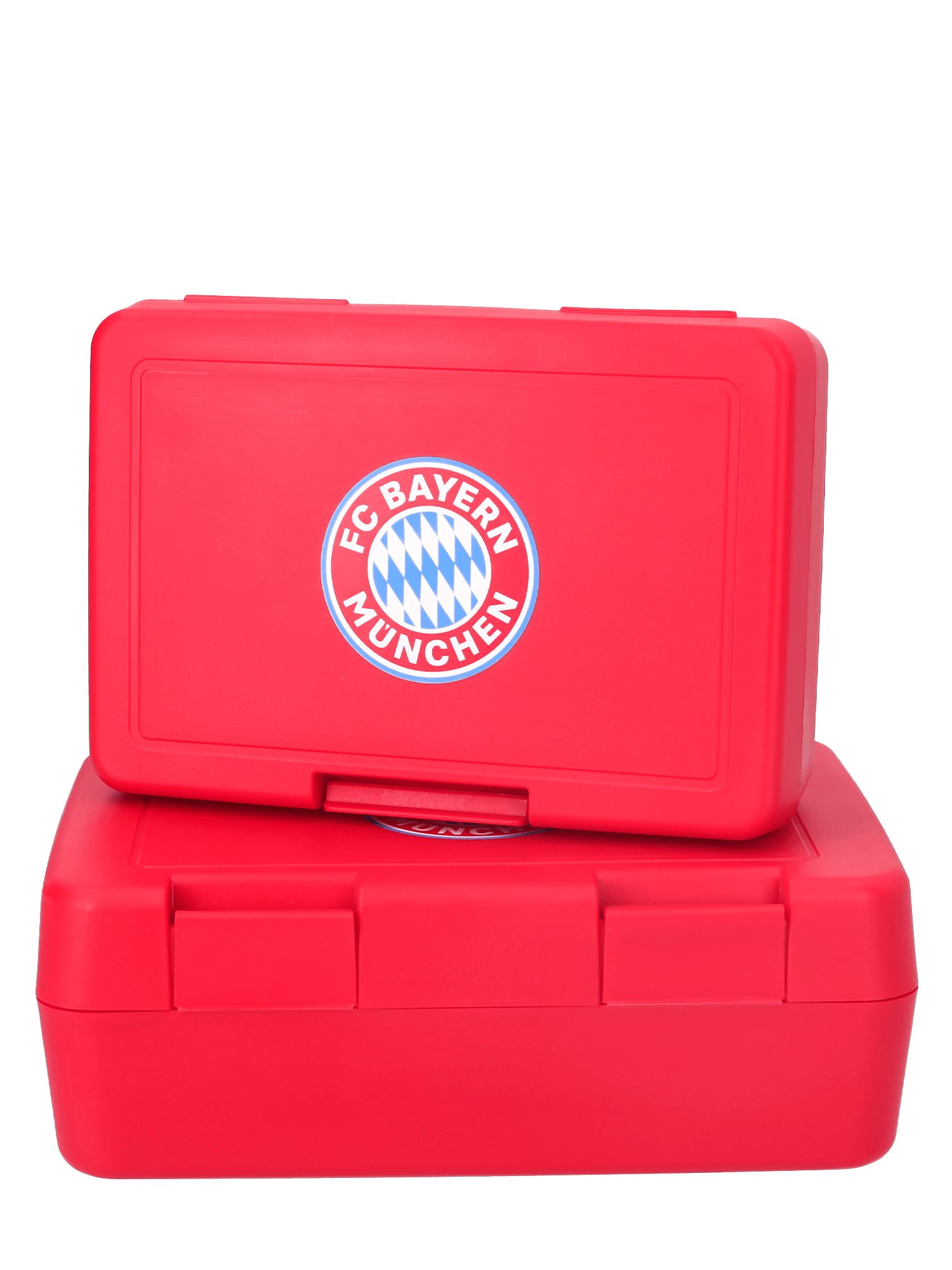 FC Bayern München Lunchbox FC Bayern München I Brotdose 2er-Set I Rot, Kunststoff
