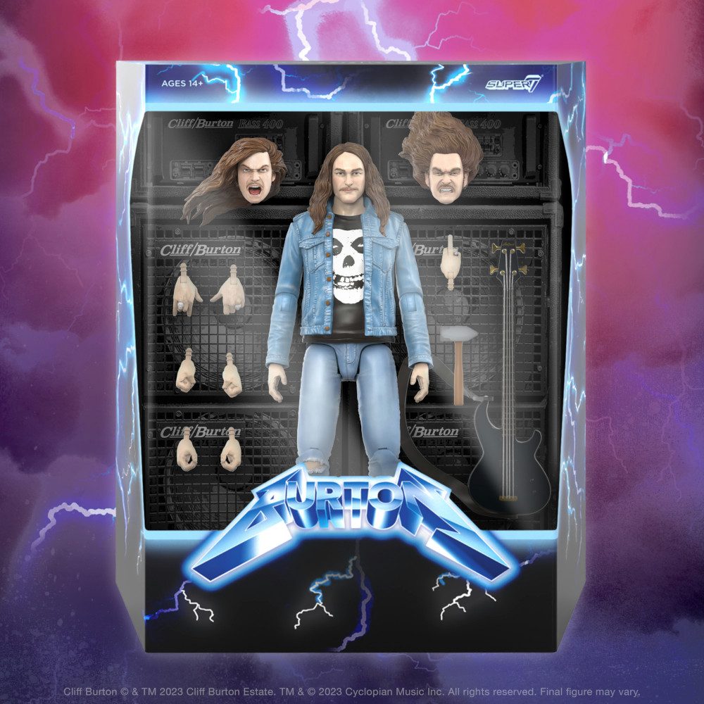 Super7 Actionfigur SUPER7 METALLICA ULTIMATES CLIFF BURTON ACTIONFIGUR