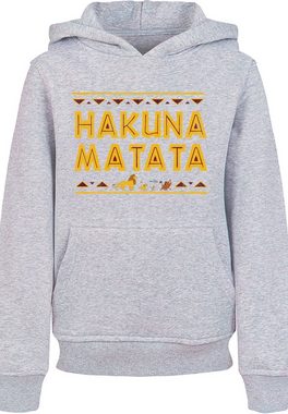 F4NT4STIC Kapuzenpullover Disney König der Löwen Hakuna Matata Print