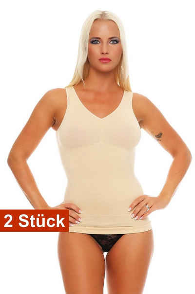 Cocain underwear Shapinghemd Damen Form Unterhemden oder Form Slips Shapewear Seamless (2-St) Seamless - ohne Seitennähte