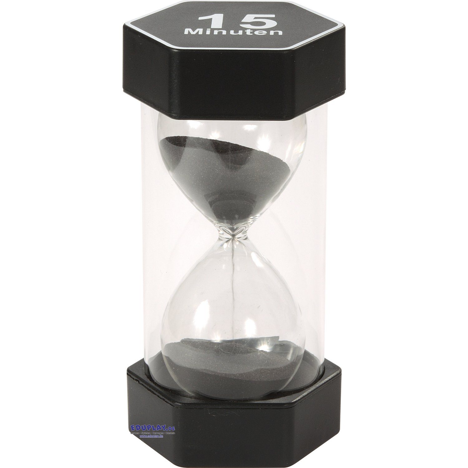 Lernspielzeug Mega Sanduhr 15 min, Ø 8,4 x 16 cm
