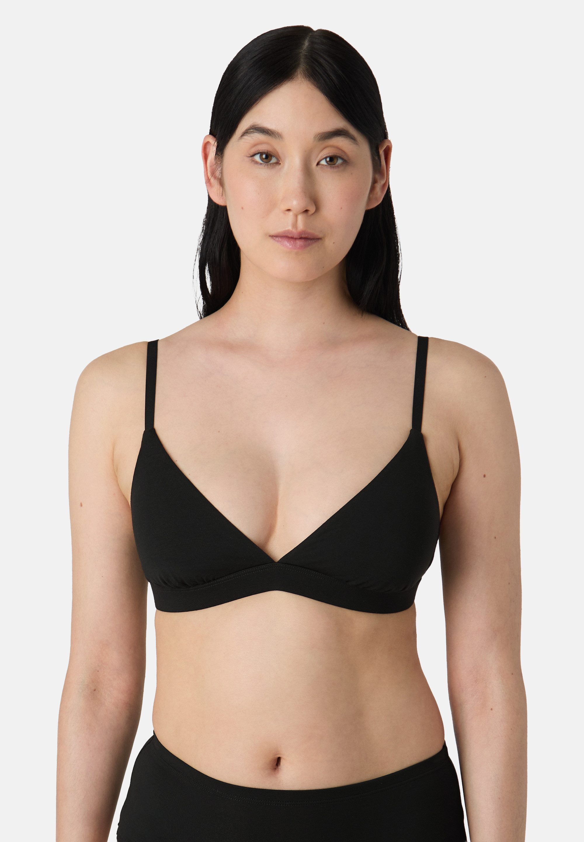 Les Lunes Bralette RORYY Triangle Bralette Bambusviskose, weich, atmungsaktiv, Lingerie, Unterwäsche