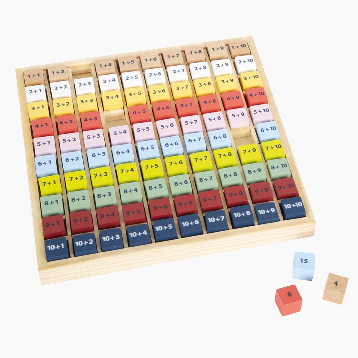 Small Foot Lernspielzeug Rechenbrett Addition Educate (packung, 101-St., set), für die spielerische Entdeckung der Zahlenwelt