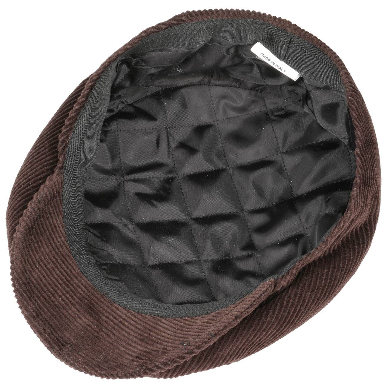 Lipodo Flat Cap (1-St) Baumwollcap mit Schirm, Made in Italy