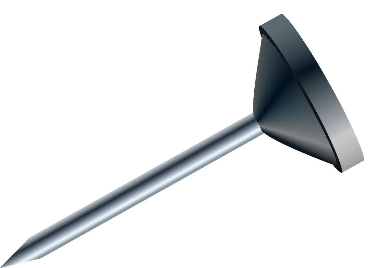 EXACOMPTA Pinnnadel Blisterbox + 100 Stück Flachkopfnadeln Ø5mm Spitze 8mm Schwarz 14501E, Signalisation Nadeln
