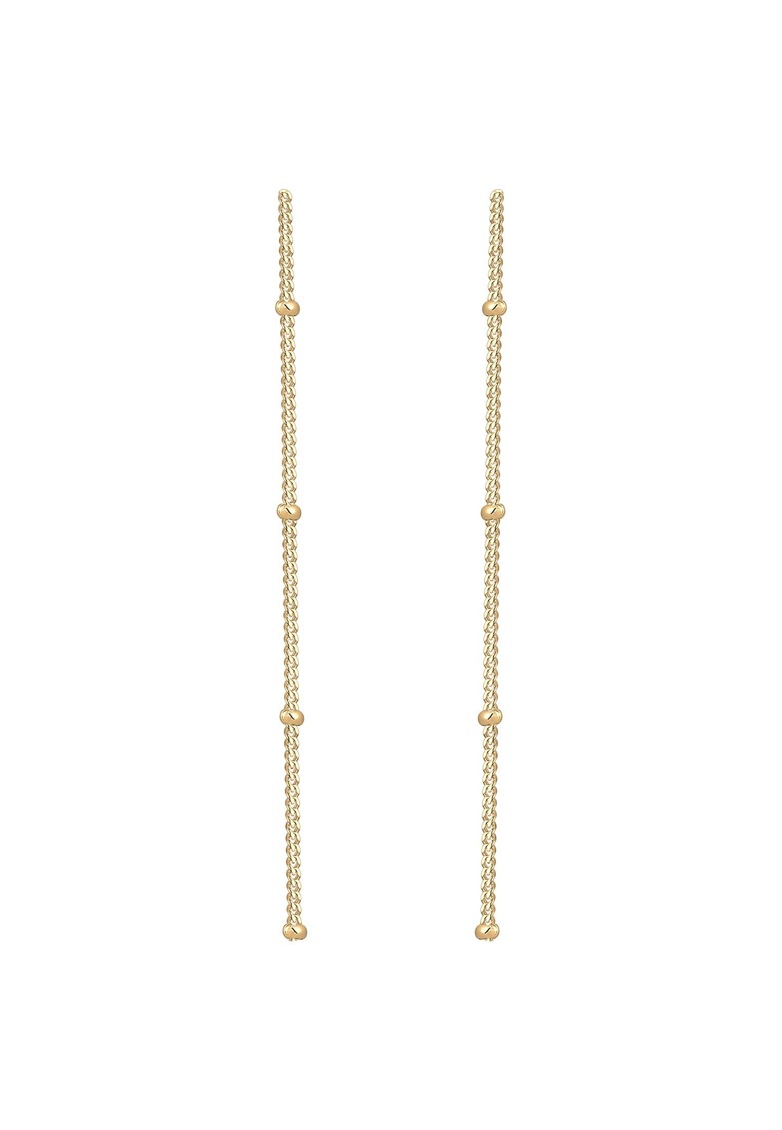 Elli Paar Ohrhänger Hänger Durchzieher Kugel Minimal Basic 925 Silber, Geo günstig online kaufen