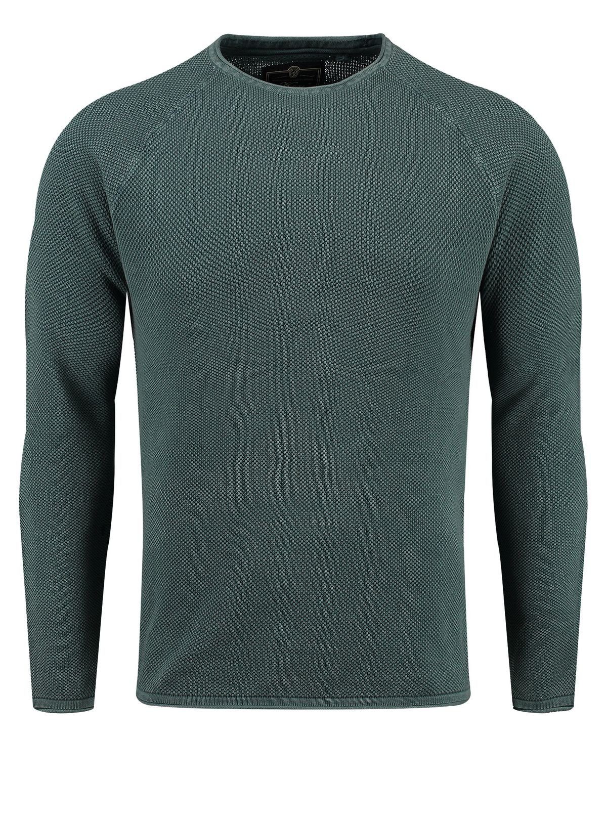 Key Largo Strickpullover für Herren Thomas Feinstrick körperbetont FMST00044 dark green (1501)