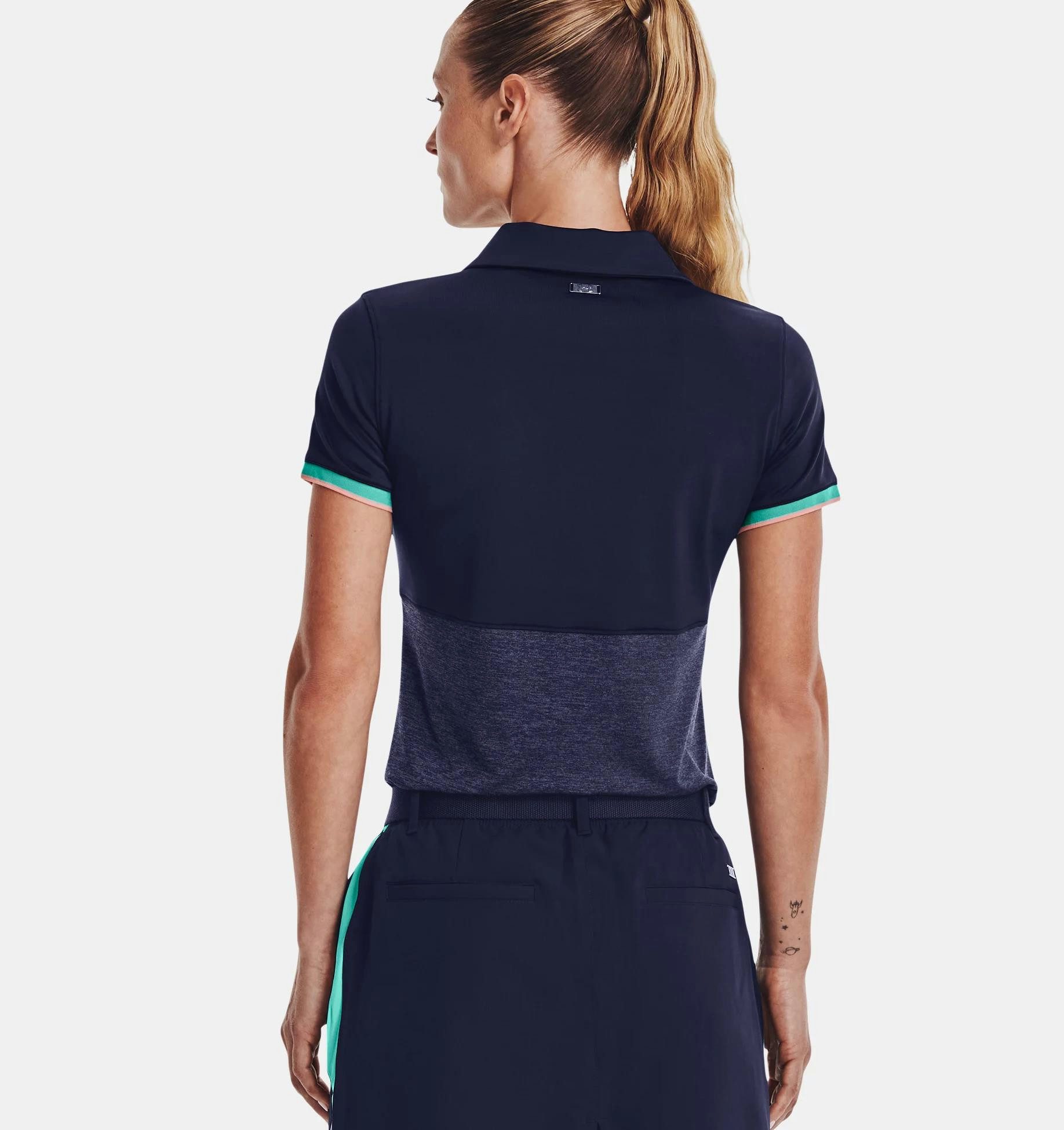 Under Armour® Poloshirt Under Armour Golf Polo Zinger Point Navy Damen