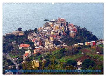 CALVENDO Wandkalender Wege durch die Cinque Terre (Premium, hochwertiger DIN A2 Wandkalender 2023, Kunstdruck in Hochglanz)