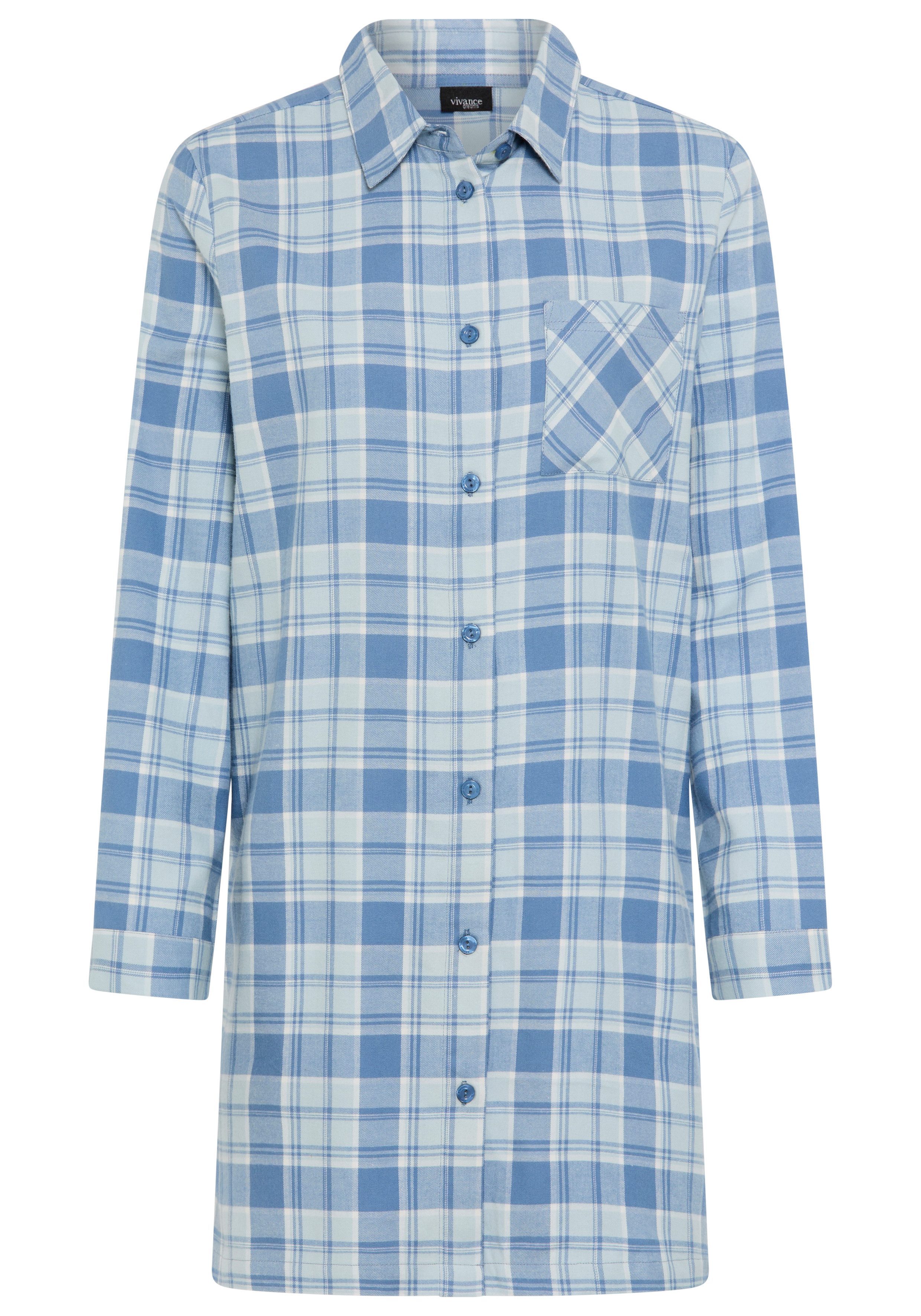 Vivance Dreams by Lascana Nachthemd (1-tlg) aus weichem Flanellstoff. € 24,99