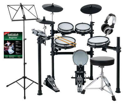 XDrum E-Drum DD-530 E-Drum mit Mesh Heads Beginner Kit, 14-St., USB MIDI, 45 Drumkits, 400 Sounds und Lernmodus