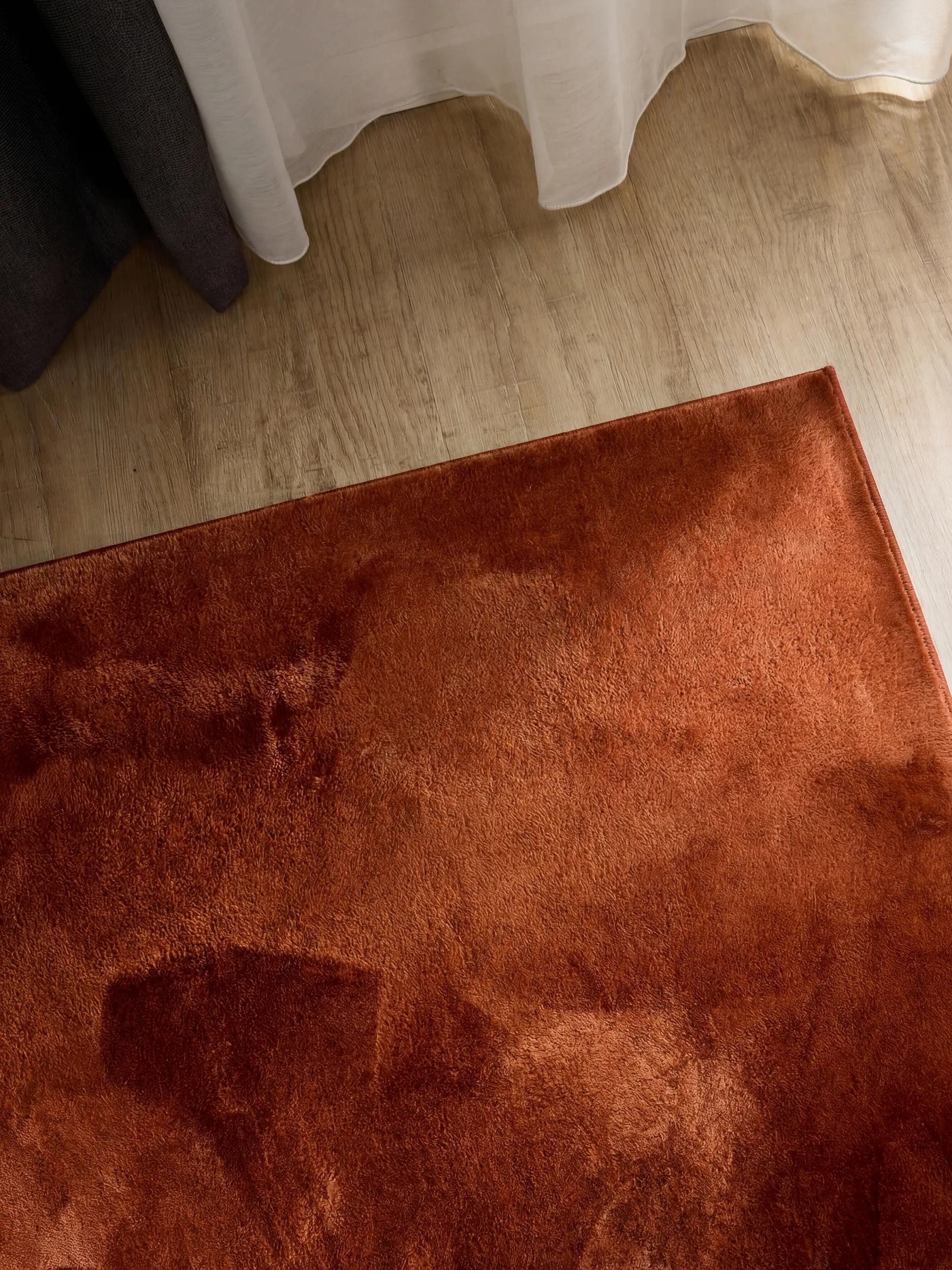 benuta Fellteppich Furry, rechteckig, Höhe: 11 mm, Teppich Wohnzimmer, Esszimmer, Schlafzimmer, Flur, Weich, Rutschfest