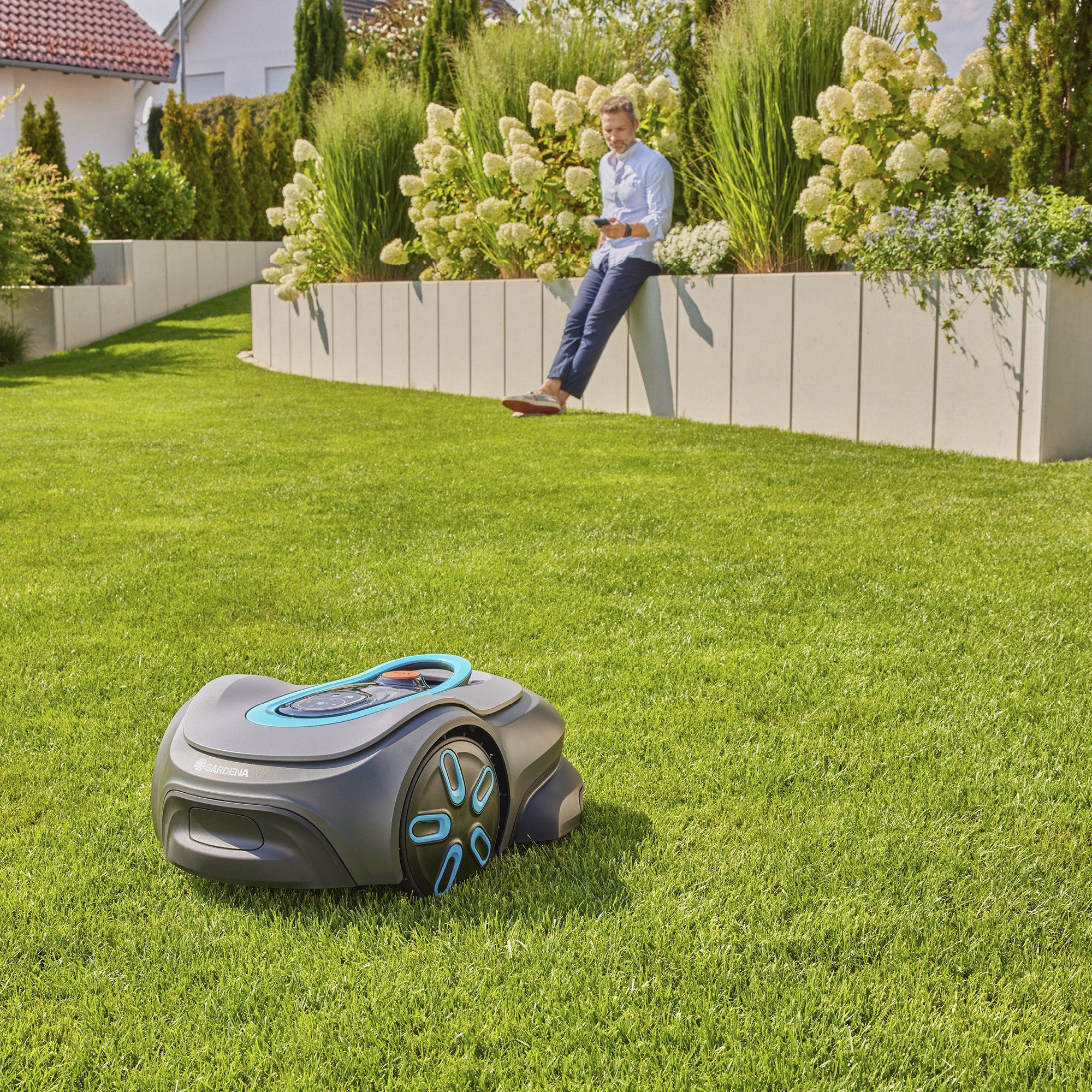 GARDENA Rasenmähroboter GARDENA Mähroboter smart SILENO max 1.500m²