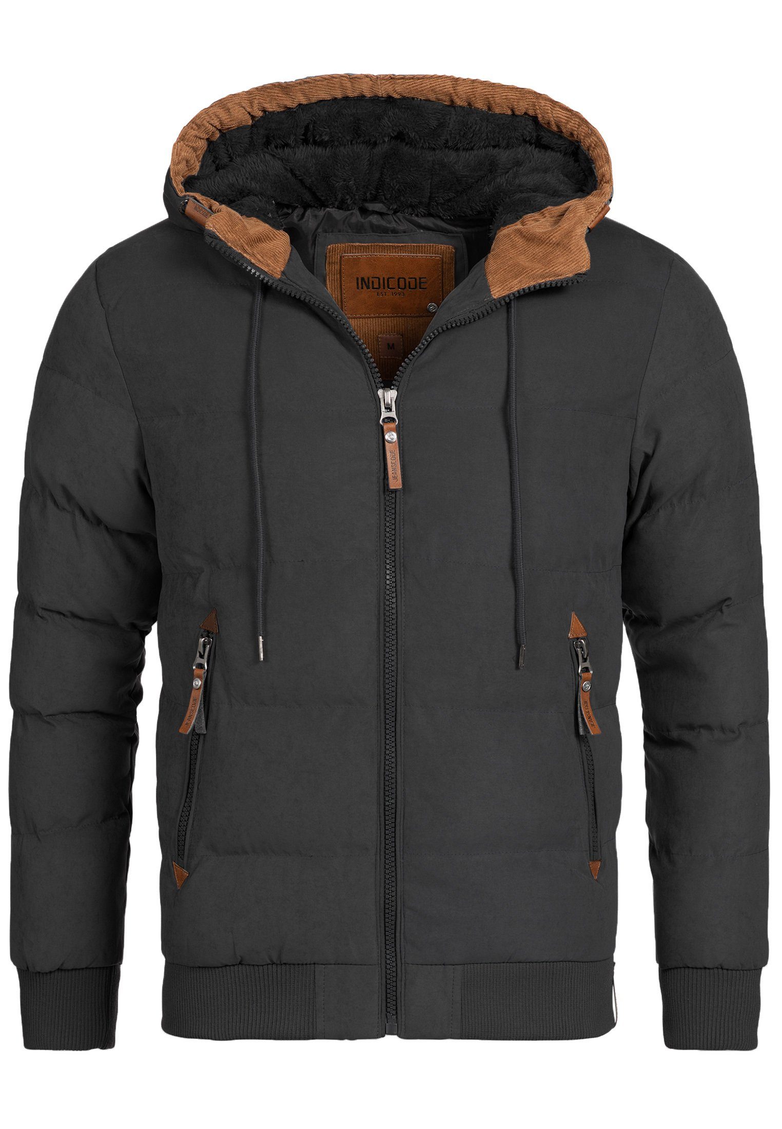 Indicode Winterjacke Herren Adeline Jacke Winter Herrenjacke mit Teddyfutte günstig online kaufen