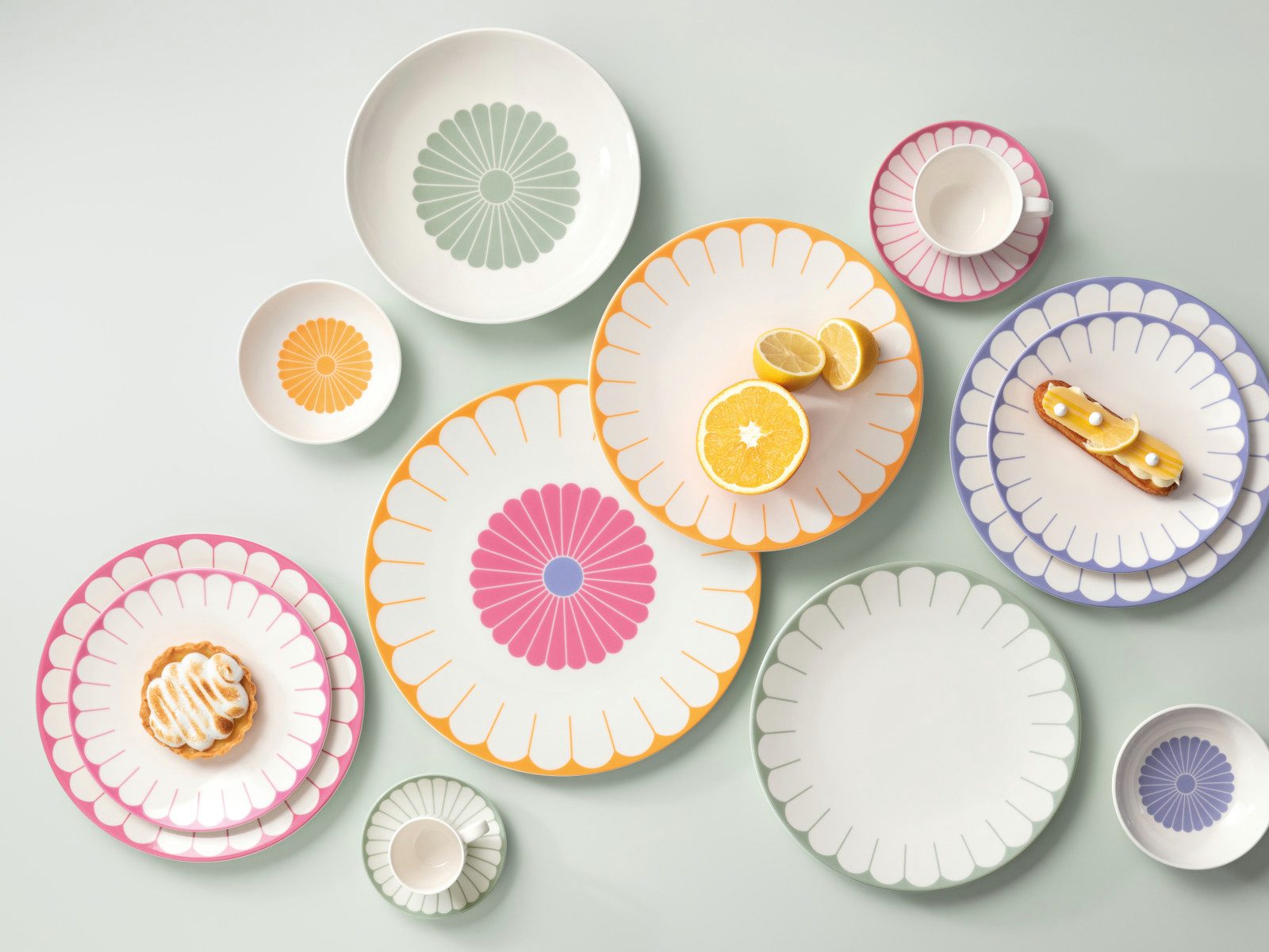 Villeroy & Boch Dessertteller Fleur vert Frühstücks/Dessertteller 21cm