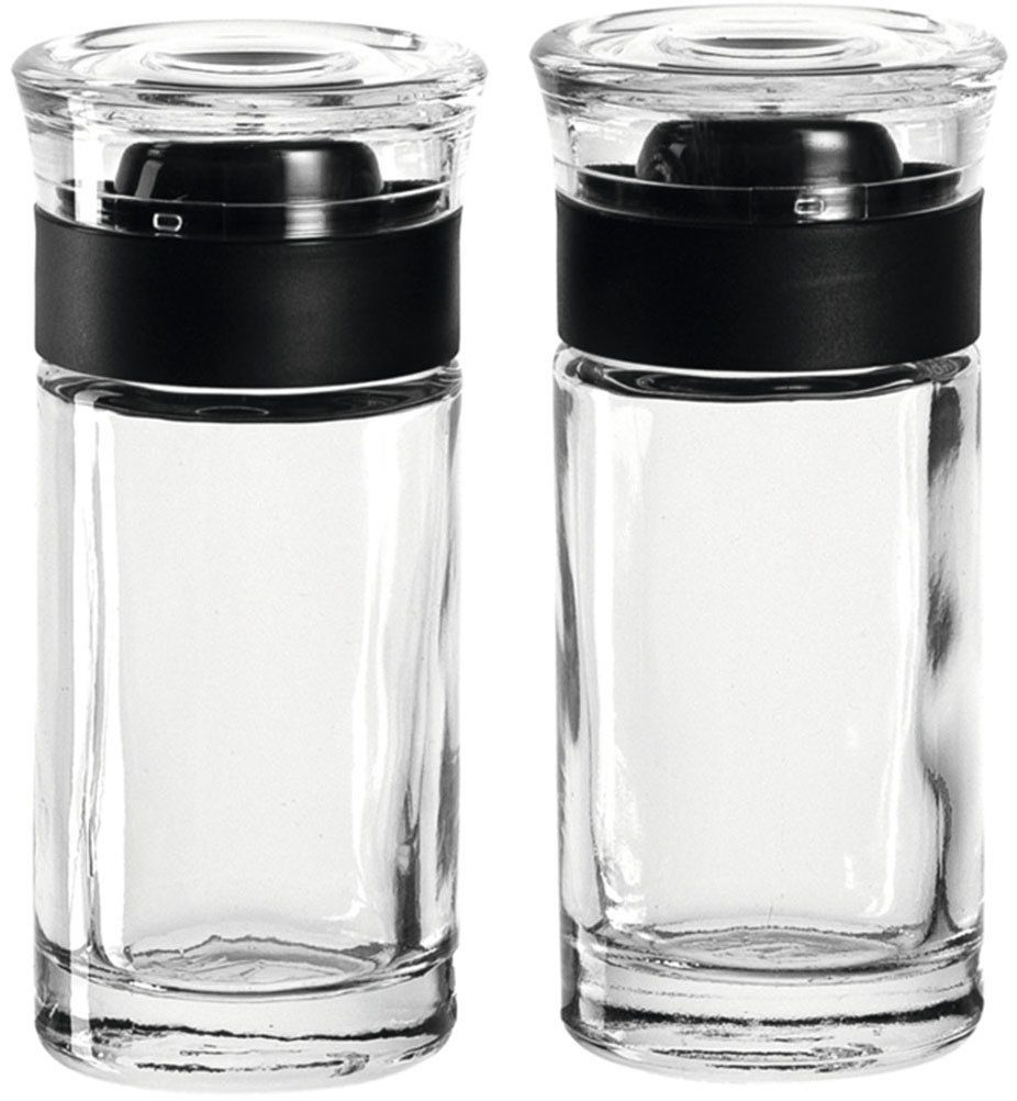 LEONARDO Salz- / Pfefferstreuer CUCINA, Gewürzstreuer, 2er Set, (Set, 2-tlg), Höhe ca. 9 cm, Fassungsvermögen je 40 ml